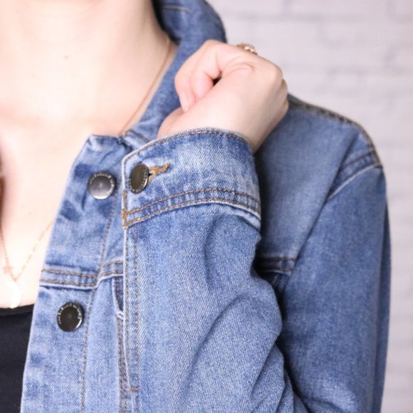 Oversized denim jacket Made in the six c2 - Picture 5 of 6
